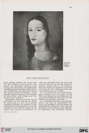 Stil und Qualität