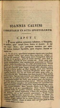 Ioannis Calvini in Novum Testamentum commentarii. 4, In acta apostolorum commentarii