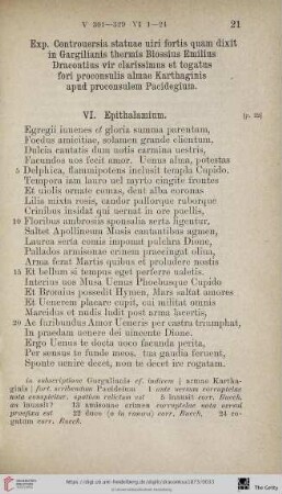 VI. Epithalamium