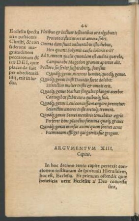Argumentum XIII. Capitis.