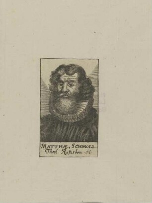 Bildnis des Matthaeus Schmollius