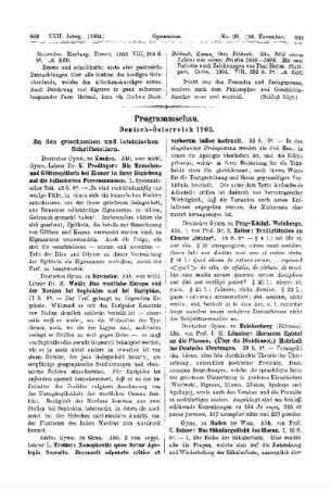 Programmschau : Deutsch-Österreich 1903