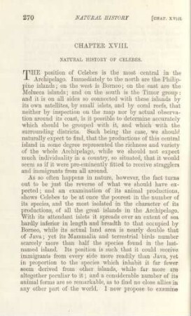 Chapter XVIII. Natural history of Celebes