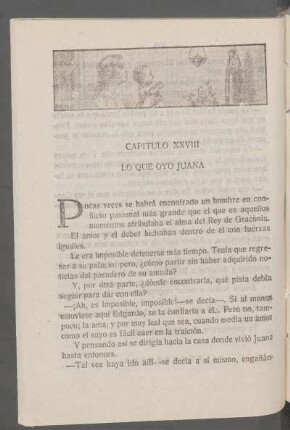 Capítulo XXVIII - Lo que oyó Juana