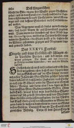Das XXXVI. Capitul