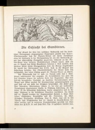 Die Schlacht bei Gumbinnen