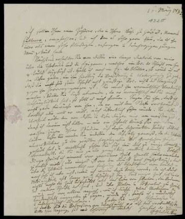 Nr. 1320: Brief von Friedrich Gottlieb Welcker an Karl Otfried Müller, Ohne Ort, 16.3.1832