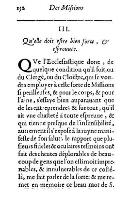 III. Qu'elle doit estre bien forte, & esprouuée