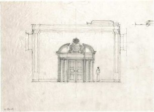 Fick, Roderich; Obersalzberg; Gasthof Platterhof - Portal (Ansicht)