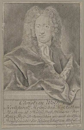 Bildnis des Christian Wolff