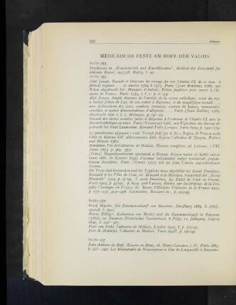 Medicäische Feste am Hofe der Valois.