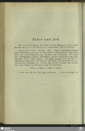 Fluor und Jod