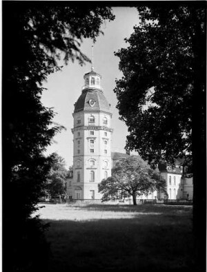Karlsruhe Schloss Ansicht Schlossturm