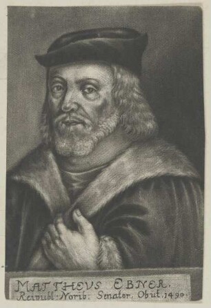 Bildnis des Mattheus Ebner