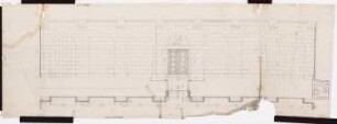 Schloss Posen, Posen Umbau: Halle 5 Wandansicht B 1:20