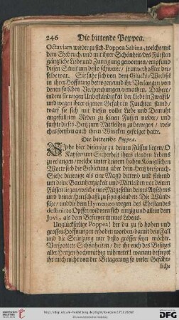 Die bittende Poppea