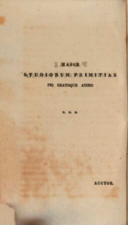 De rariore quodam morbi casu, elephantiasis specimen exhibente : Diss. inaug. med.