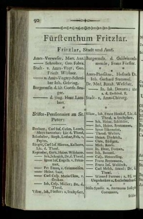 Fürstenthum Fritzlar