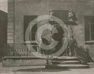 Eingang und Portal eines Bürgerhauses in der Rittergasse von Danzig
