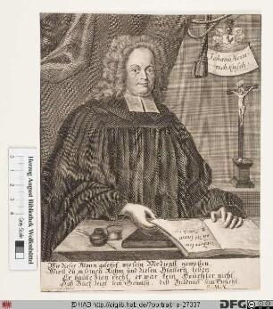 Bildnis Johann Heinrich Nusch