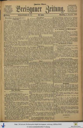 01.11.1890 (Zweites Blatt)
