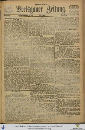 01.11.1890 (Zweites Blatt)