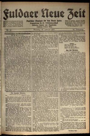 Ausgabe vom Dienstag, den 28. Februar 1922.