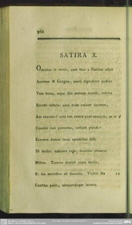 Satira X.