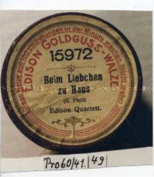 Edison-Goldguss-Walze 15972