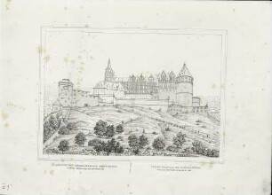Heidelberger Schloss vor der Zerstörung 1689