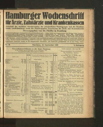 Nr. 39. 24. September 1922