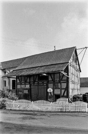 Scheune (Scheune, Fachwerk); Haina, Pfefferholzstraße 2