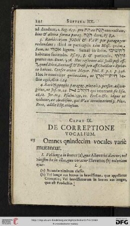 De correptione vocalium