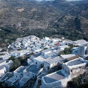 Skyros, Flachdächer der Chora