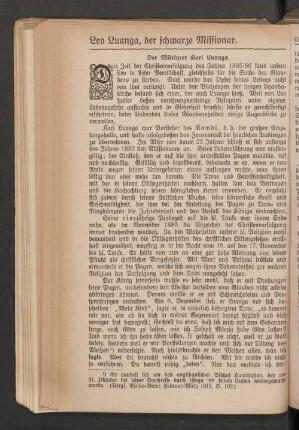Leo Luanga, der schwarzE Missionar