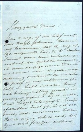 [Letter to Hermann von Helmholtz]