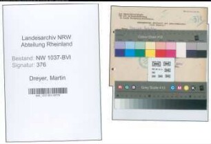 Entnazifizierung Martin Dreyer , geb. 19.08.1900 (Ingenieur)