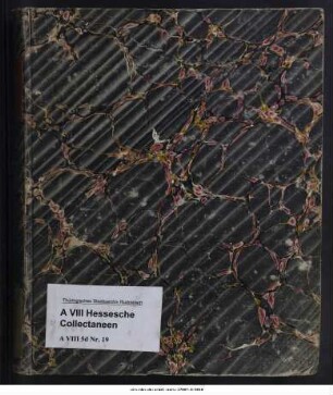 [Johann Gottlob] Horn: Lebensbeschreibungen einiger Schwarzburgischer Gelehrten, Abschrift nach einem Manuskript in der Bibliothek zu Dresden