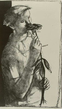 Mädchen mit Blume