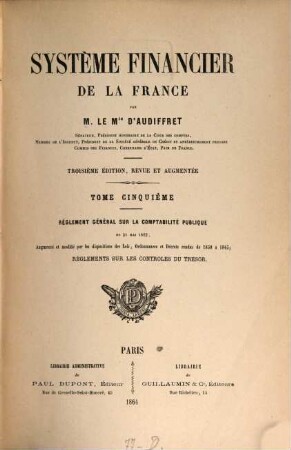 Système financier de la France, 5