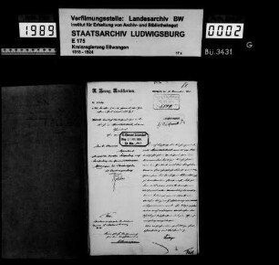 Schuldenwesen der Kirchengemeinde Beutelsbach
