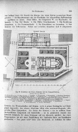 Fig. 58 Grundrisse des Neuen Museums und der National-Gallerie