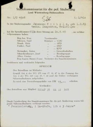 Wochele, Johannes