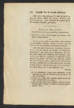 Zweite Periode, vom neunten bis zum zwölften Jahrhundert.