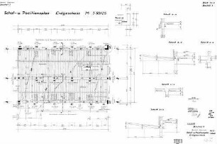 Göppingen: Erdgeschoss Bauteil 3 Schal- und Positionsplan