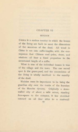 Chapter VI. Mukden