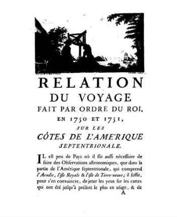 RELATION DU VOYAGE/PREMIERE PARTIE.