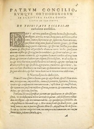 Conciliatio patrum et conciliorum & decretorum cum sacra scriptura