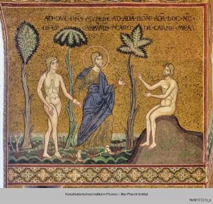 Mosaikprogramm : Mosaikbilder im Langhaus : Westwand