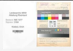 Entnazifizierung Erich Kostorz , geb. 27.03.1914 (Polizist)